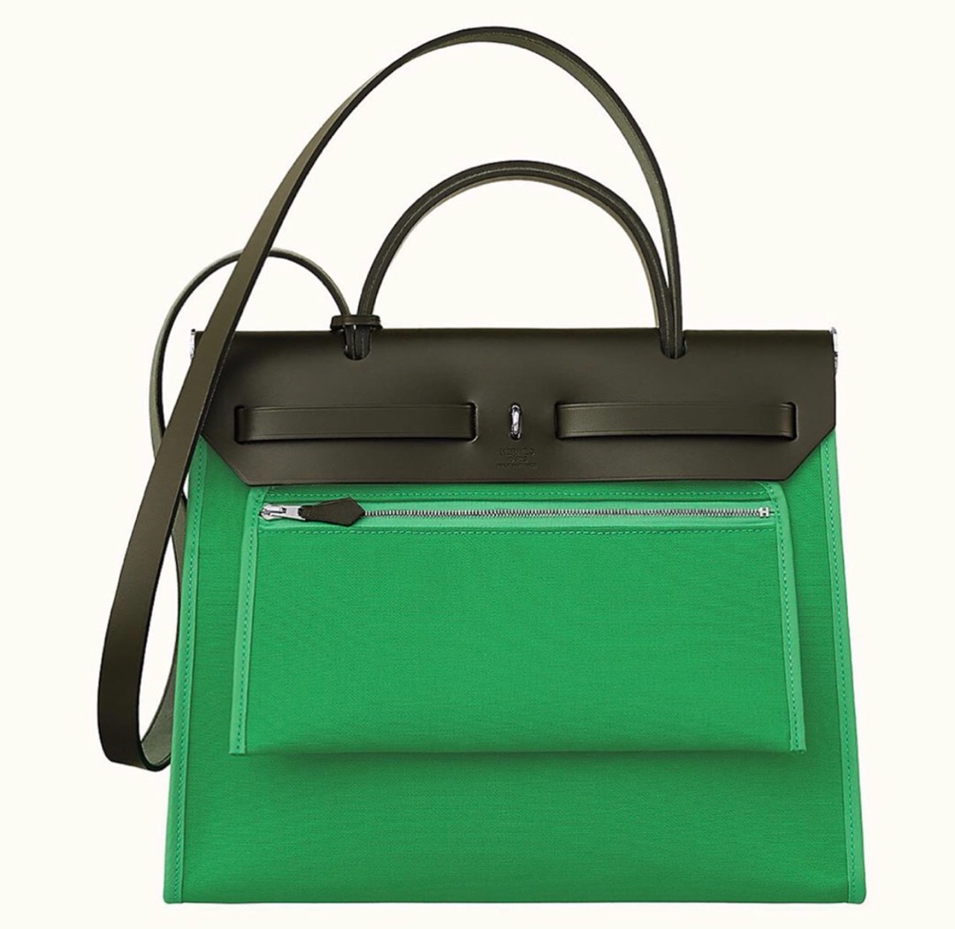 에르메스 에르백31 르투르네 그린 블랙 은장